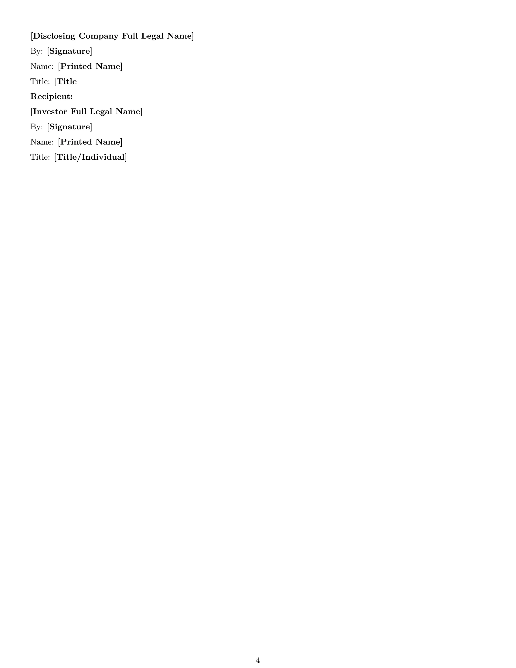 Preview page 4 of Pro Alabama investor nda template