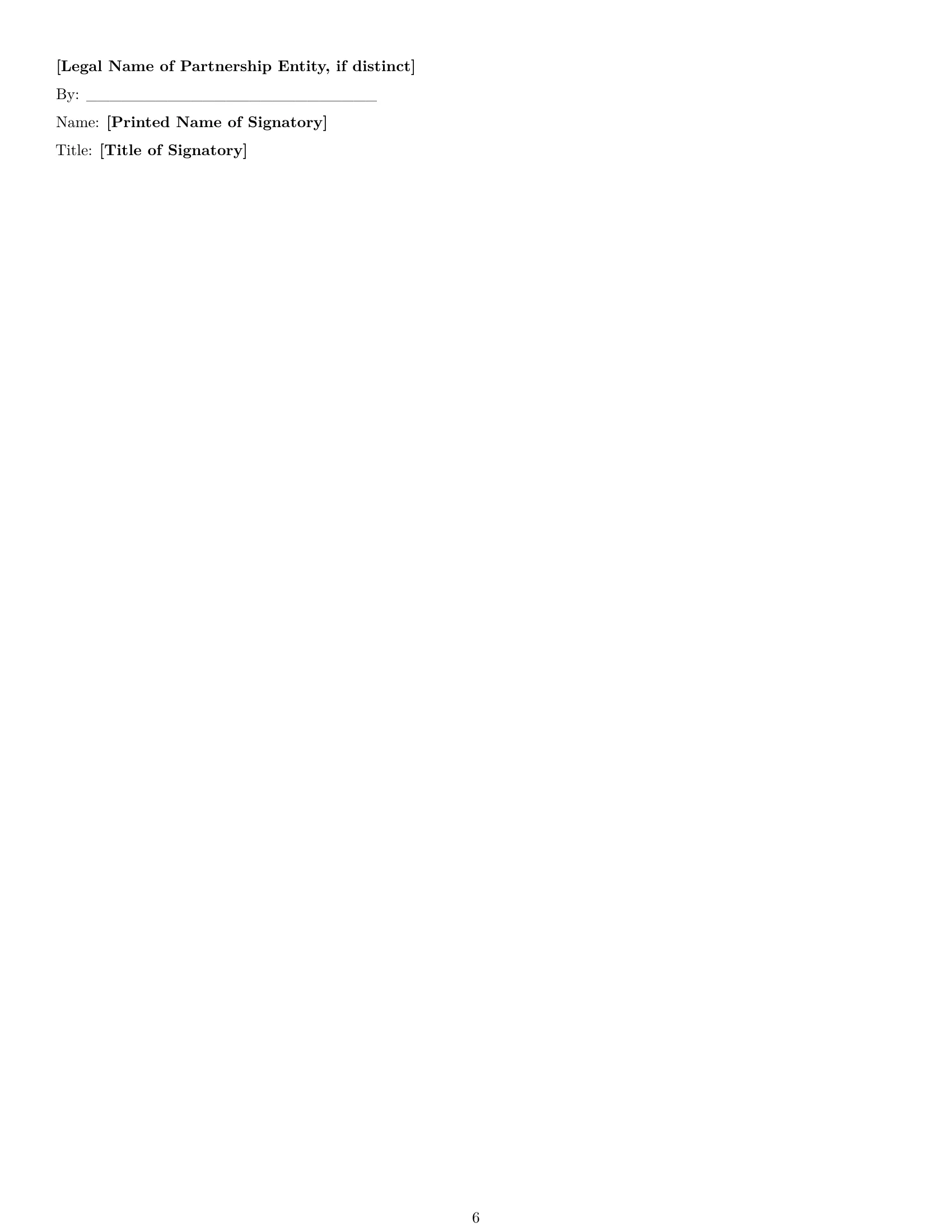 Preview page 6 of Pro Pennsylvania partnership nda template