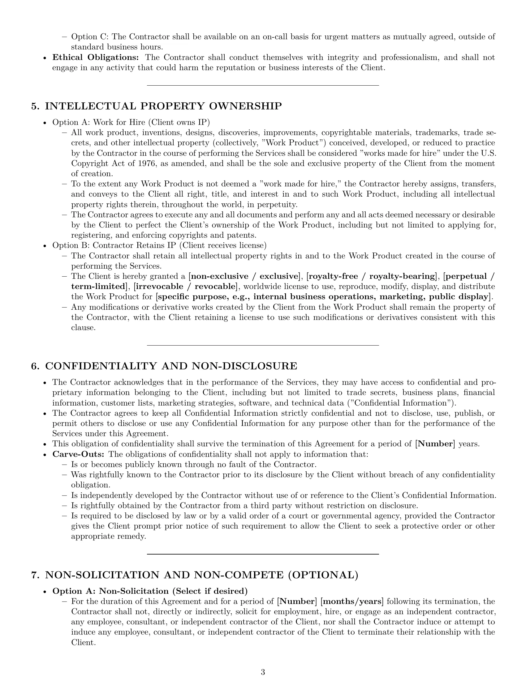 Preview page 3 of Pro New Mexico independent contractor agreement template