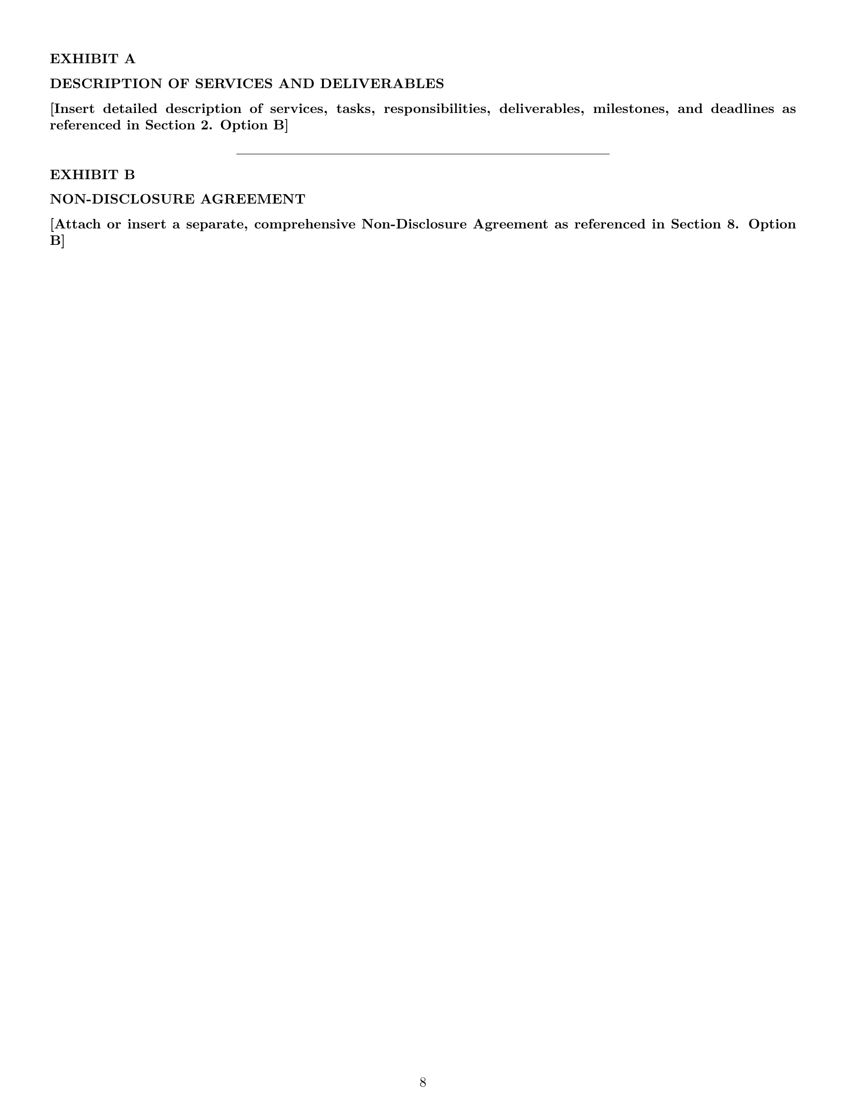 Preview page 8 of Pro California independent contractor agreement template