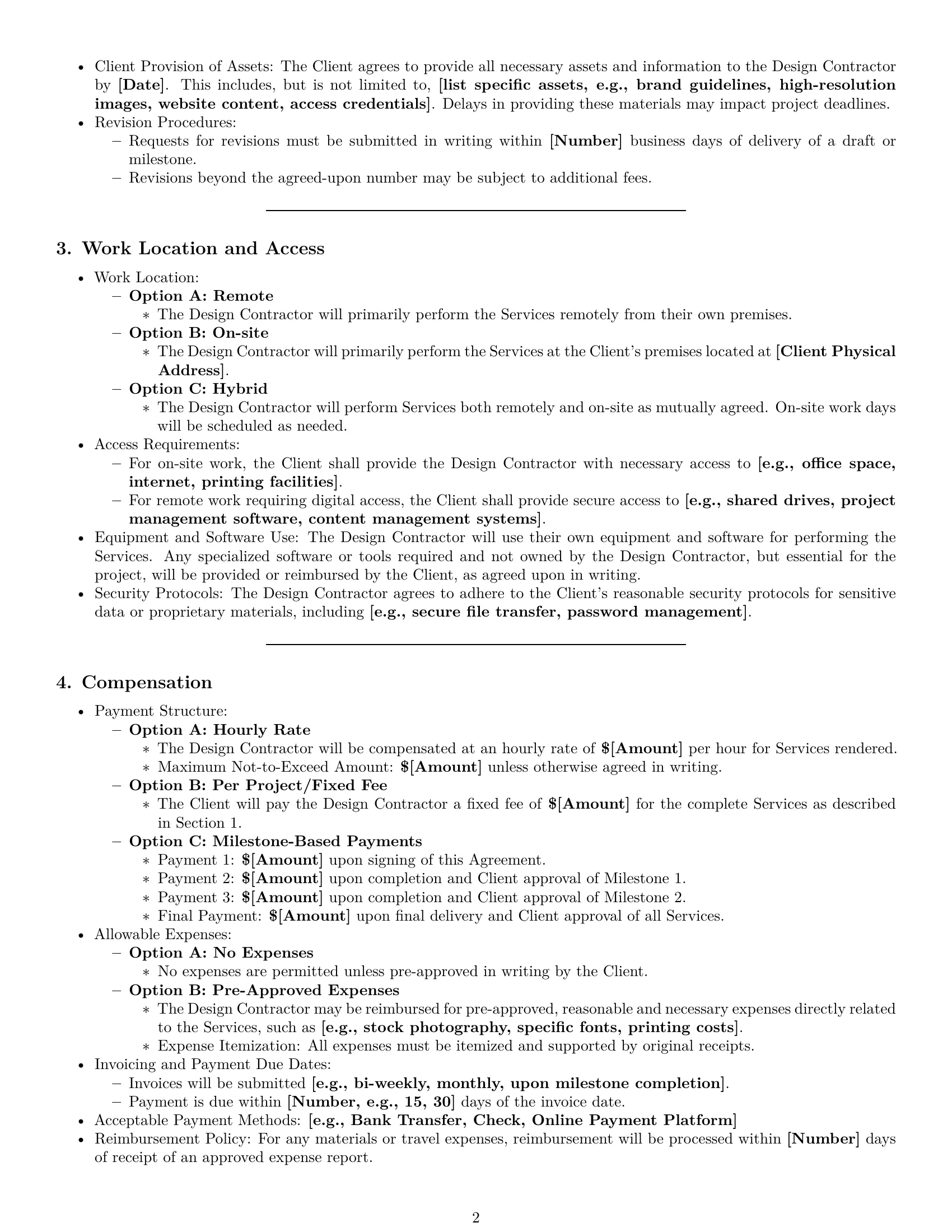 Preview page 2 of Pro Utah design independent contractor agreement template
