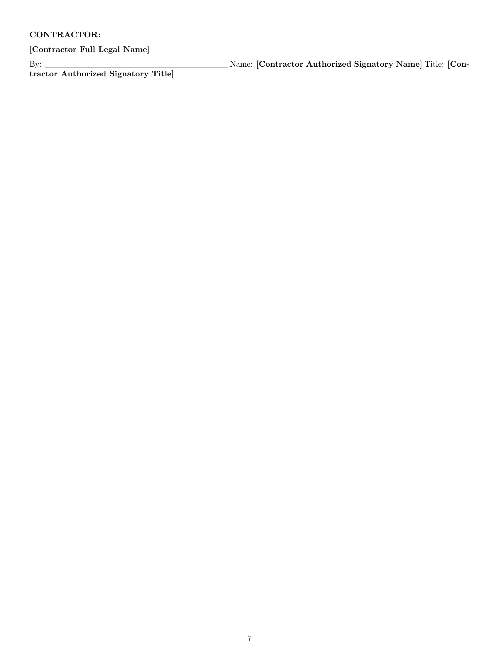 Preview page 7 of Pro Alabama maintenance independent contractor agreement template