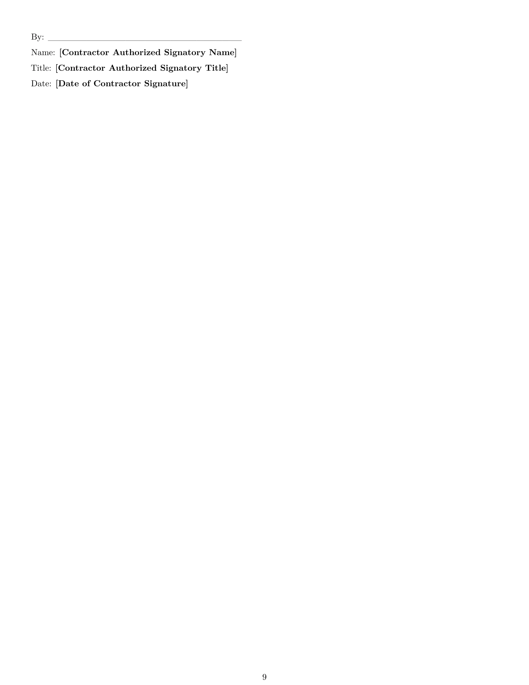 Preview page 9 of Pro Maine maintenance independent contractor agreement template