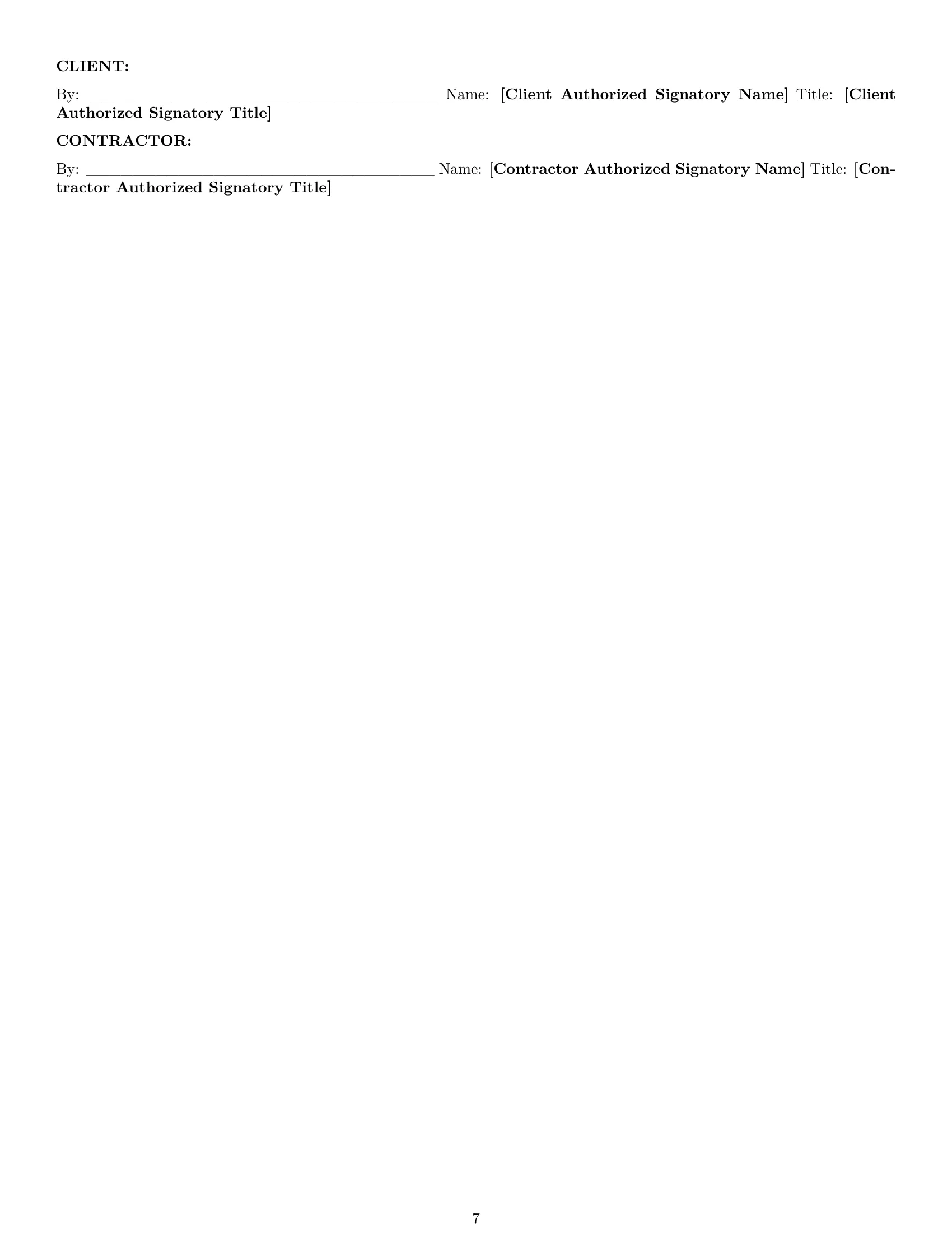 Preview page 7 of Pro New York maintenance independent contractor agreement template
