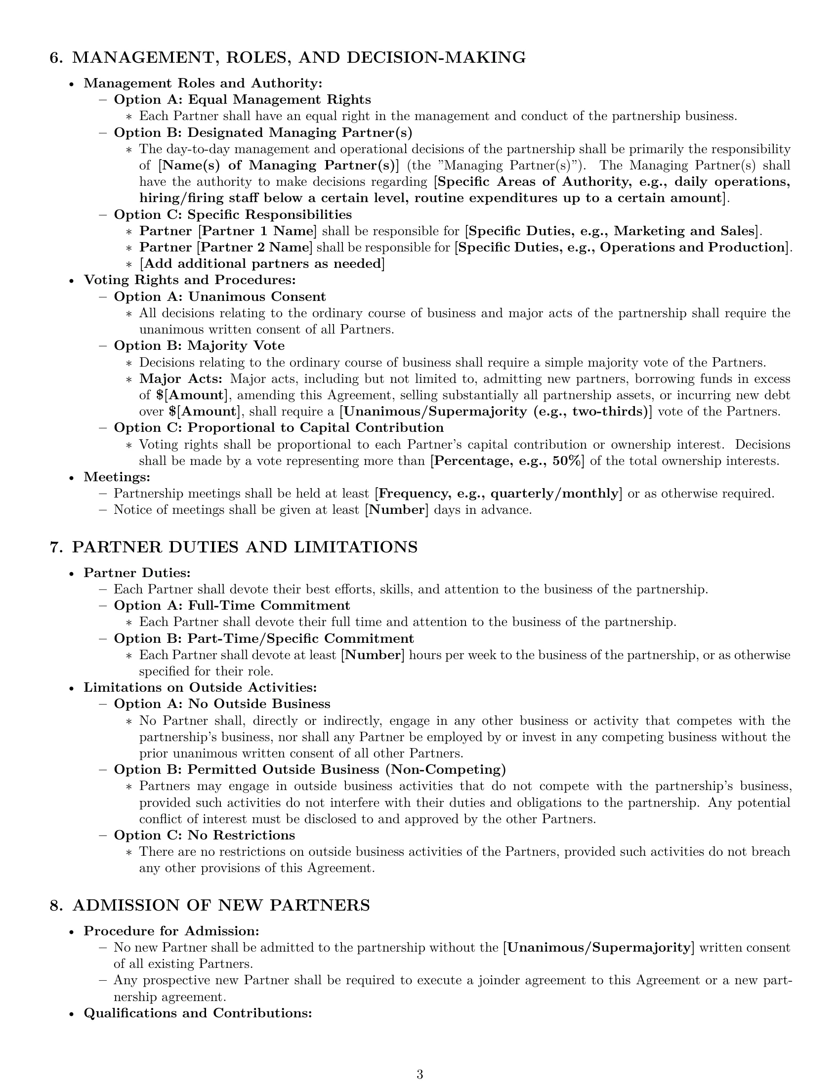 Preview page 3 of Pro New Jersey partnership agreement template