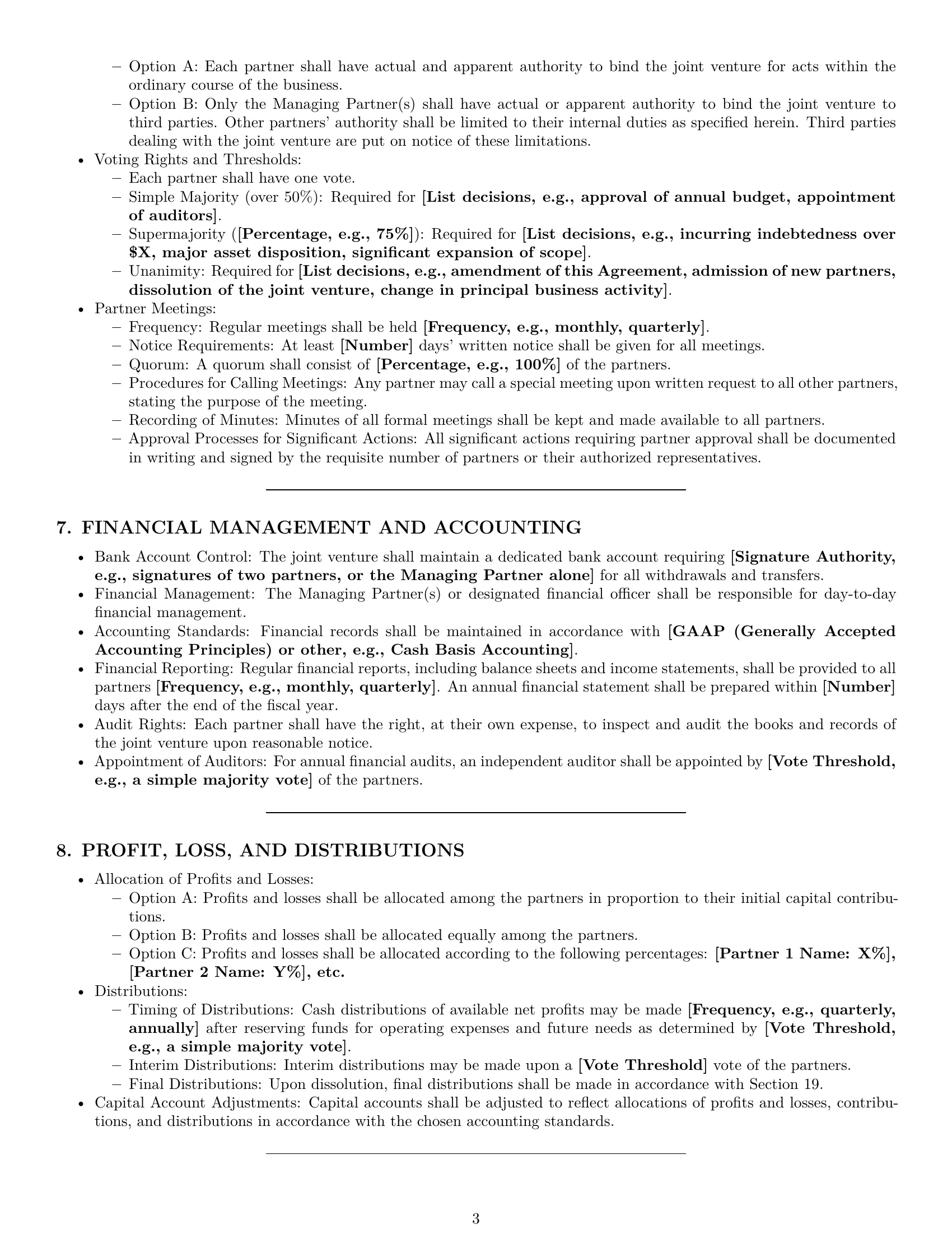 Preview page 3 of Pro New Hampshire joint venture agreement template