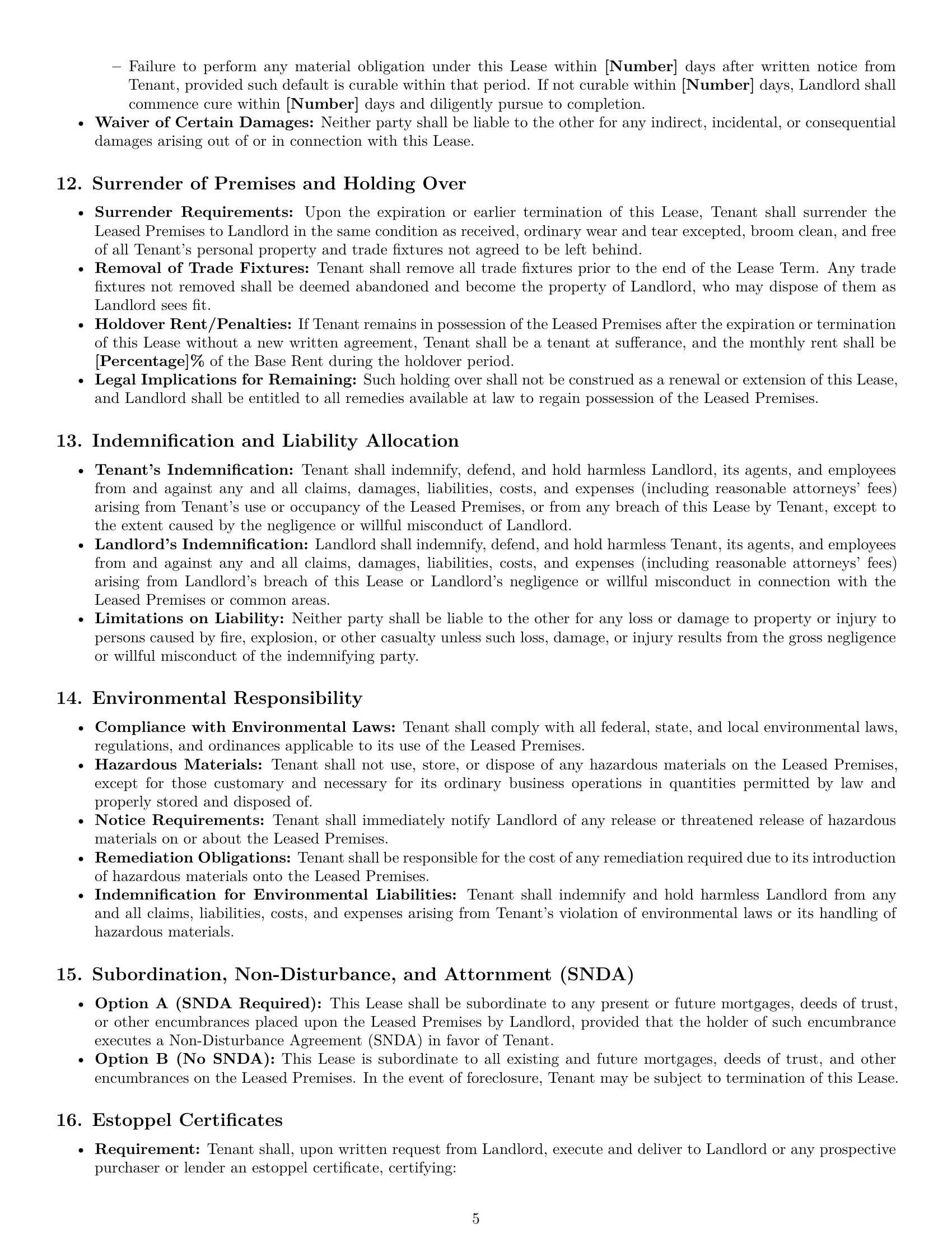 Preview page 5 of Pro Iowa commercial lease agreement template