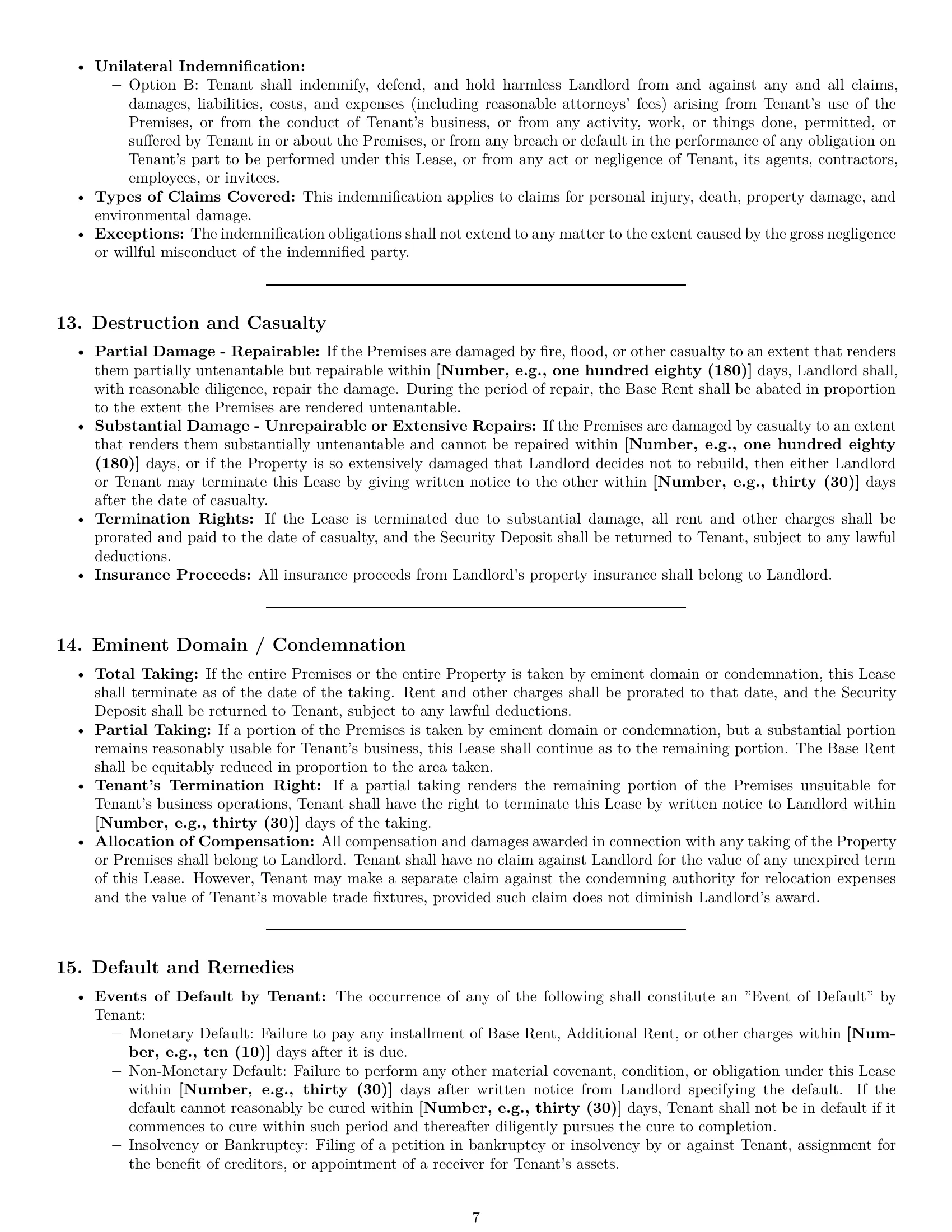 Preview page 7 of Pro New Jersey commercial lease agreement template