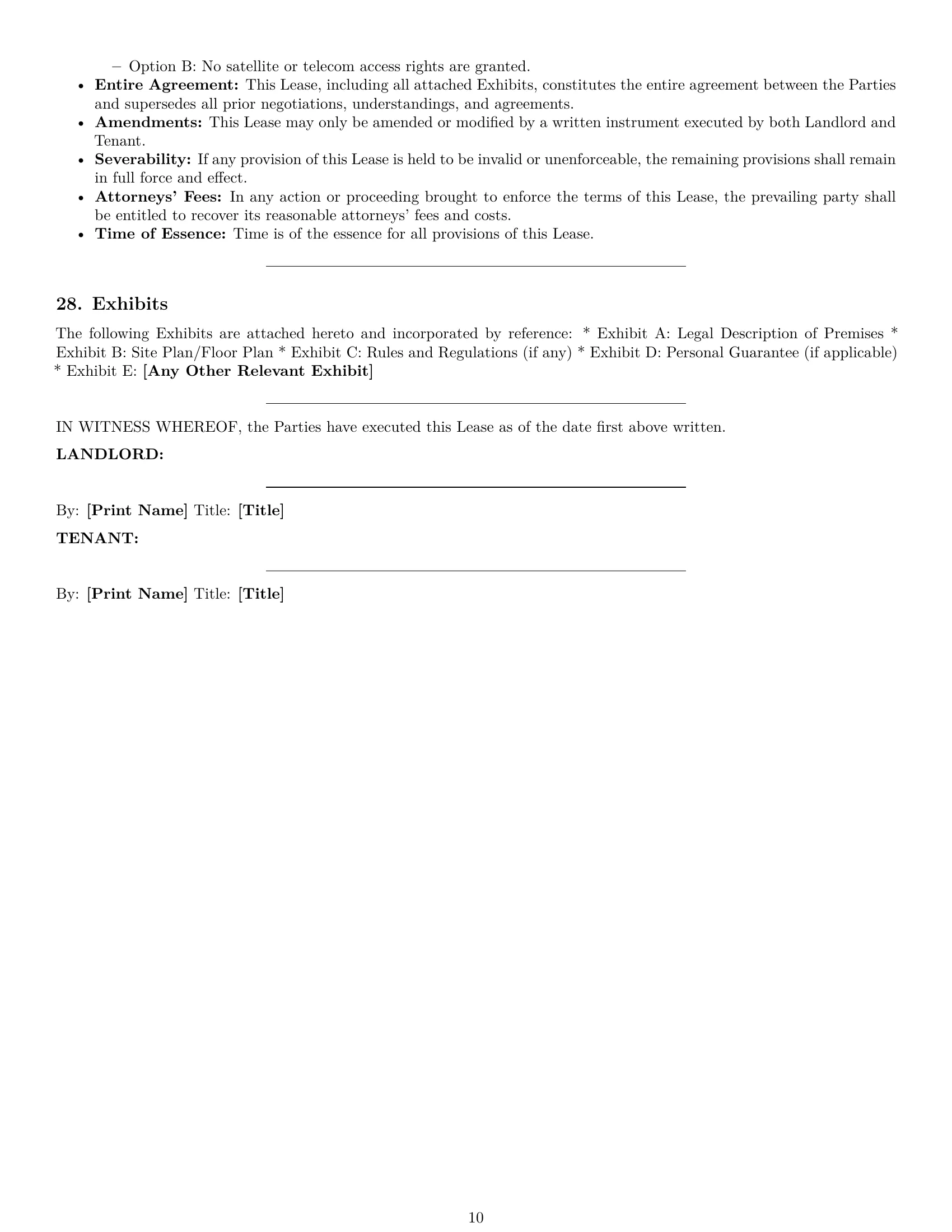 Preview page 10 of Pro Rhode Island commercial lease agreement template