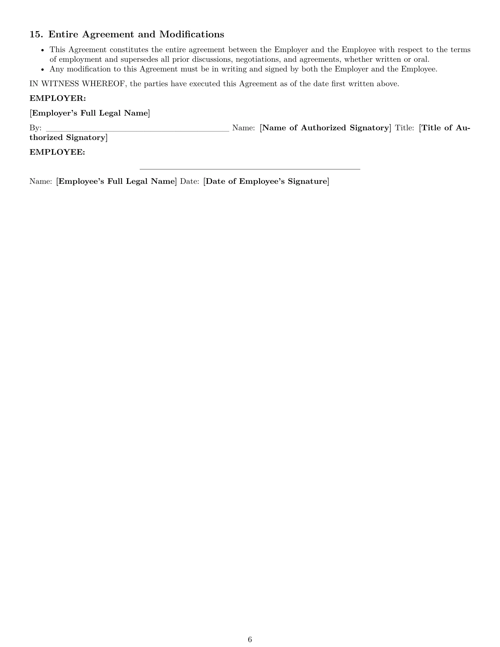 Preview page 6 of Pro Massachusetts sales representative employment contract template