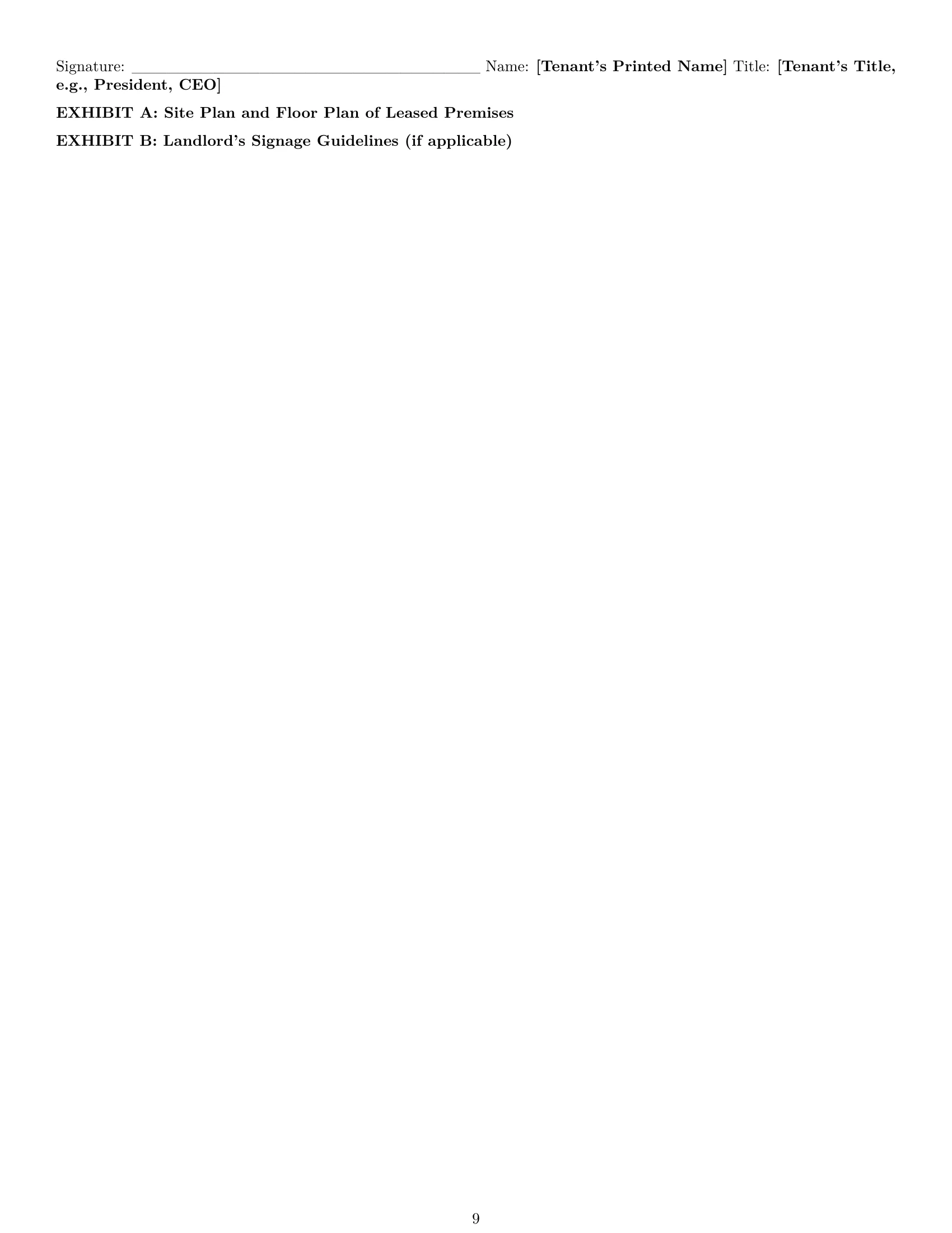 Preview page 9 of Pro California warehouse lease agreement template
