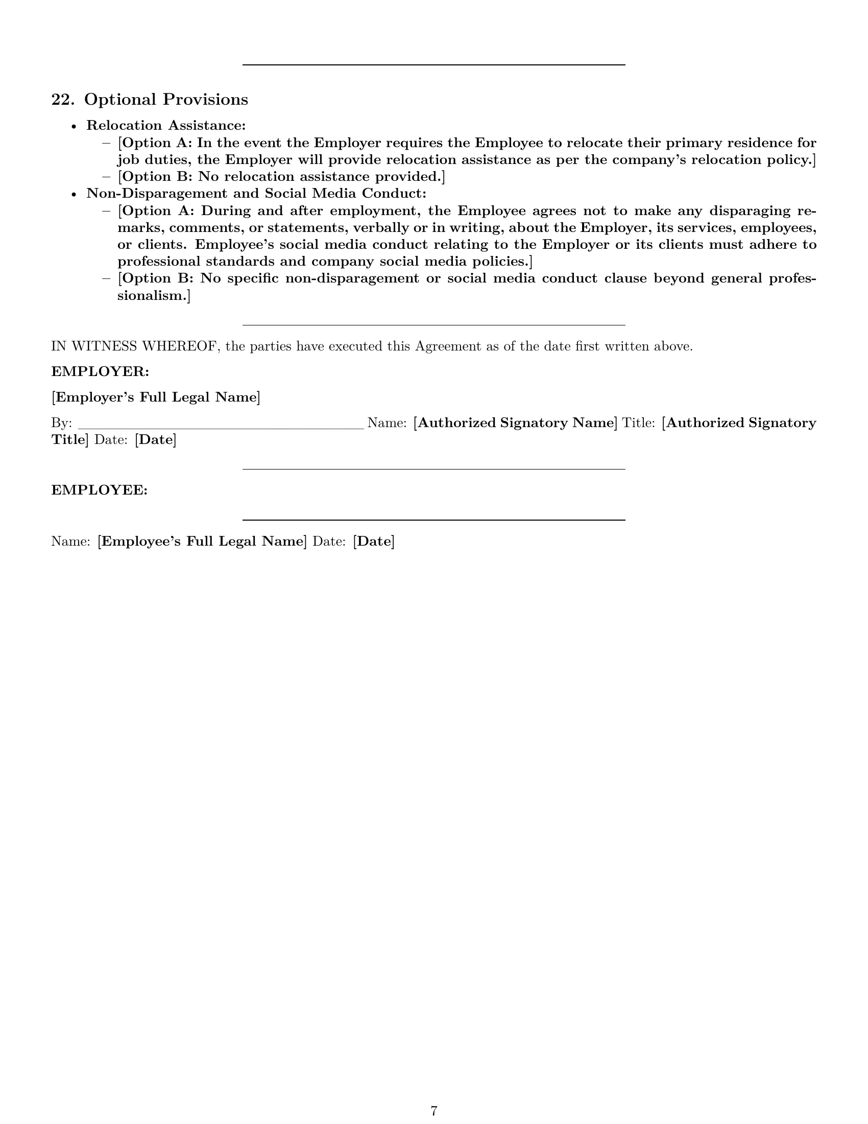 Preview page 7 of Pro Michigan technical support engineer employment contract template